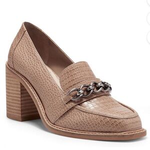 Vince Camuto Cedeen High Heeled Loafers Shoes 8.5